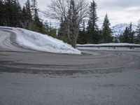 German Road: Asphalt Through Mountain Landscape
