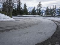 German Road: Asphalt Through Mountain Landscape