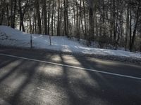 German Road: Snowy Landscape in the Alps