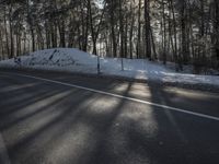 German Road: Snowy Landscape in the Alps