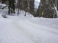 German Rural Landscape: Snowy Mountain Range