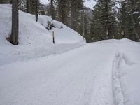 German Rural Landscape: Snowy Mountain Range