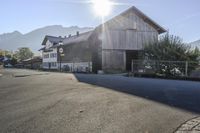 German Rural Property with Mountains Architecture 001