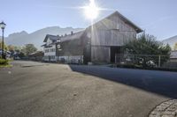 German Rural Property with Mountains Architecture 002