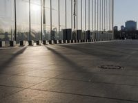 German Urban Infrastructure with Glass Facade 001