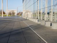 German Urban Infrastructure with Glass Facade