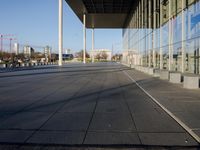 German Urban Infrastructure with Glass Facade 003