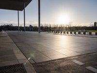German Urban Infrastructure with Glass Facade