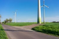 German Windmill: A Scenic View of Nature