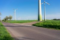 German Windmill: A Scenic View of Nature