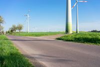 German Windmill: A Scenic View of Nature