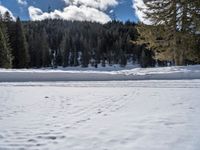 German Winter Landscape: Snow-Capped Mountains Road 001