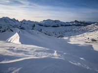 Germany's Alps: Mountain Range Covered in Snow