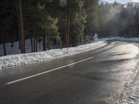 Germany Alps Road Snow Winter 002