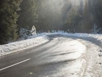 Germany Alps Road Snow Winter 003