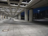 Architectural Walkway: Metal and Concrete in Germany