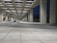 Architectural Walkway: Metal and Concrete in Germany