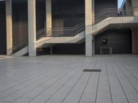 Germany Architecture with Concrete Facade and Open Space