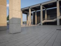 Germany Architecture with Concrete Facade and Open Space 002