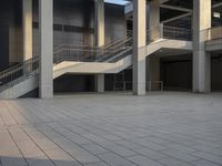 Germany Architecture with Concrete Facade and Open Space