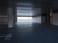Germany's Architecture at Dawn: A View of a Parking Garage