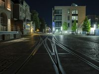 Modern Architecture in Germany with Neon Lights