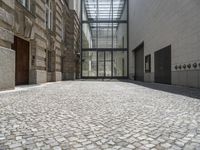 A Hidden Urban Courtyard: Hard Shadows in Berlin, Germany