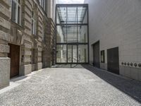 A Hidden Urban Courtyard: Hard Shadows in Berlin, Germany