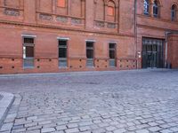 Germany: A Brick Wall Facade Building