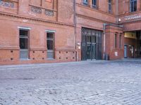 Germany: A Brick Wall Facade Building