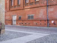 Germany: A Brick Wall Facade Building