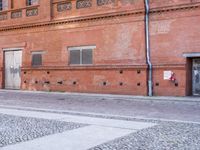 Germany: A Brick Wall Facade Building