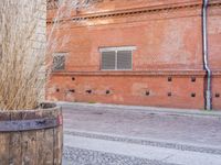 Germany: A Brick Wall Facade Building