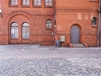 Germany: A Brick Wall Facade Building