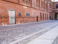 Germany: A Brick Wall Facade Building