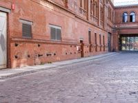 Germany: A Brick Wall Facade Building