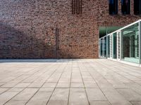 Germany: A Profile of a Brick Wall in Hamburg during the Day