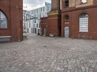 Germany's Brickwork Courtyard: A Blend of Modern Architecture