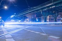 Germany's Bridge: Captured with Light Streaks and Motion Blur