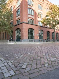 City Life in Germany: Brick Buildings and Public Spaces