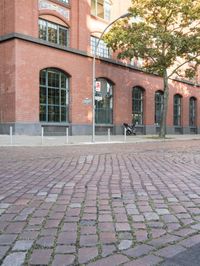 City Life in Germany: Brick Buildings and Public Spaces