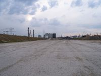 Germany City Landscape with Industrial Factory