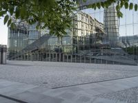 Plaza in Germany: A Cobble Stone Facade in the City