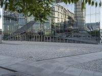 Plaza in Germany: A Cobble Stone Facade in the City