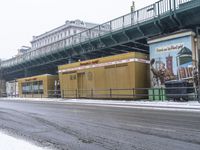 Germany City Snow Covered Streets 001