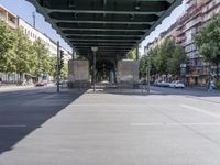 Germany City: Walkway on Road Surface