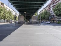 Germany City: Walkway on Road Surface