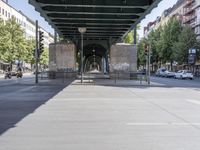 Germany City: Walkway on Road Surface