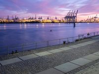 Germany's Cobblestone Streets: A View of Hamburg's Cloudy Sky