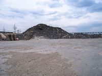 Coastal Road in Germany: An Industrial Factory in Sight